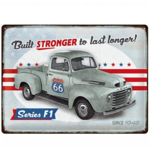 Built stronger to last longer reclamebord