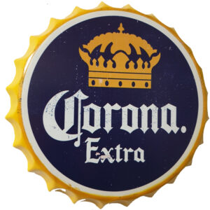 Corona bierdop reclamebord