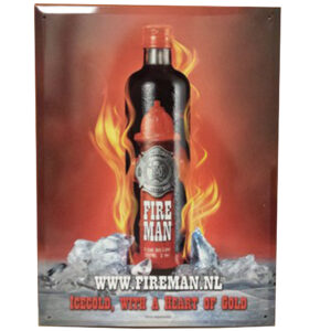 Fire man reclamebord