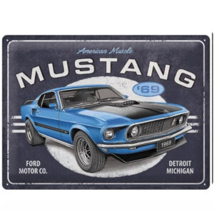 Ford Mustang '69 reclamebord