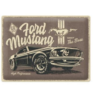 Ford mustang reclamebord