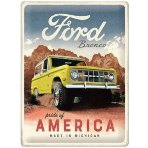 Ford bronco reclamebord