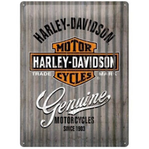 Harley-davidson reclamebord genuine motorcycles