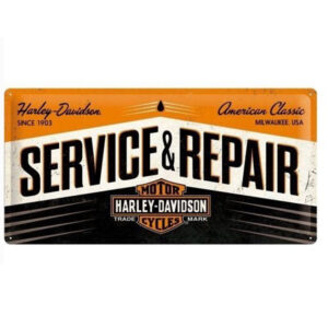 Harley-Davidson Service & Repair reclamebord