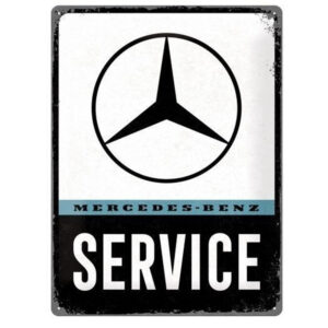 Mercedes-benz service reclamebord