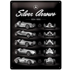 Mercedes silver arrows reclamebord
