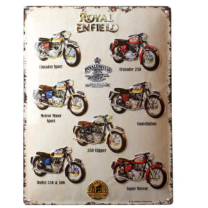 Royal enfield reclamebord