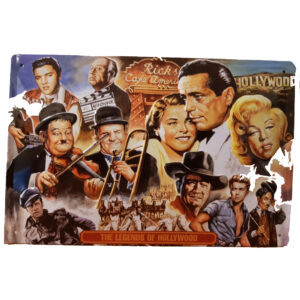 Hollywood legends reclamebord