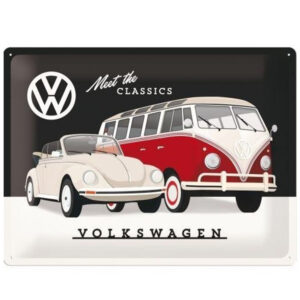Meet the classics Volkswagen reclamebord