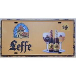 Leffe bier kentekenplaat