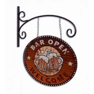 Reclamebord bar open