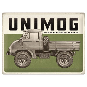 Unimog reclamebord