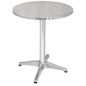 Magazijnopruiming: Bolero ronde RVS tafel 60cm