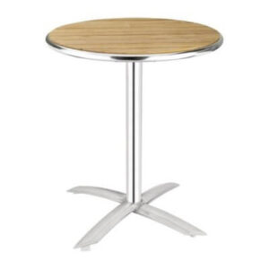 Magazijnopruiming: Bolero ronde tafel met kantelbaar essenhouten blad