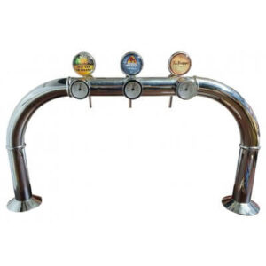 Occasion - Brugzuil 3 kraans chrome