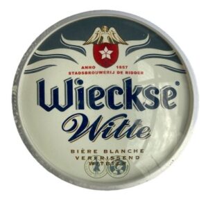 Occasion - Ronde taplens Wieckse witte biere blanche bol 69 mmø