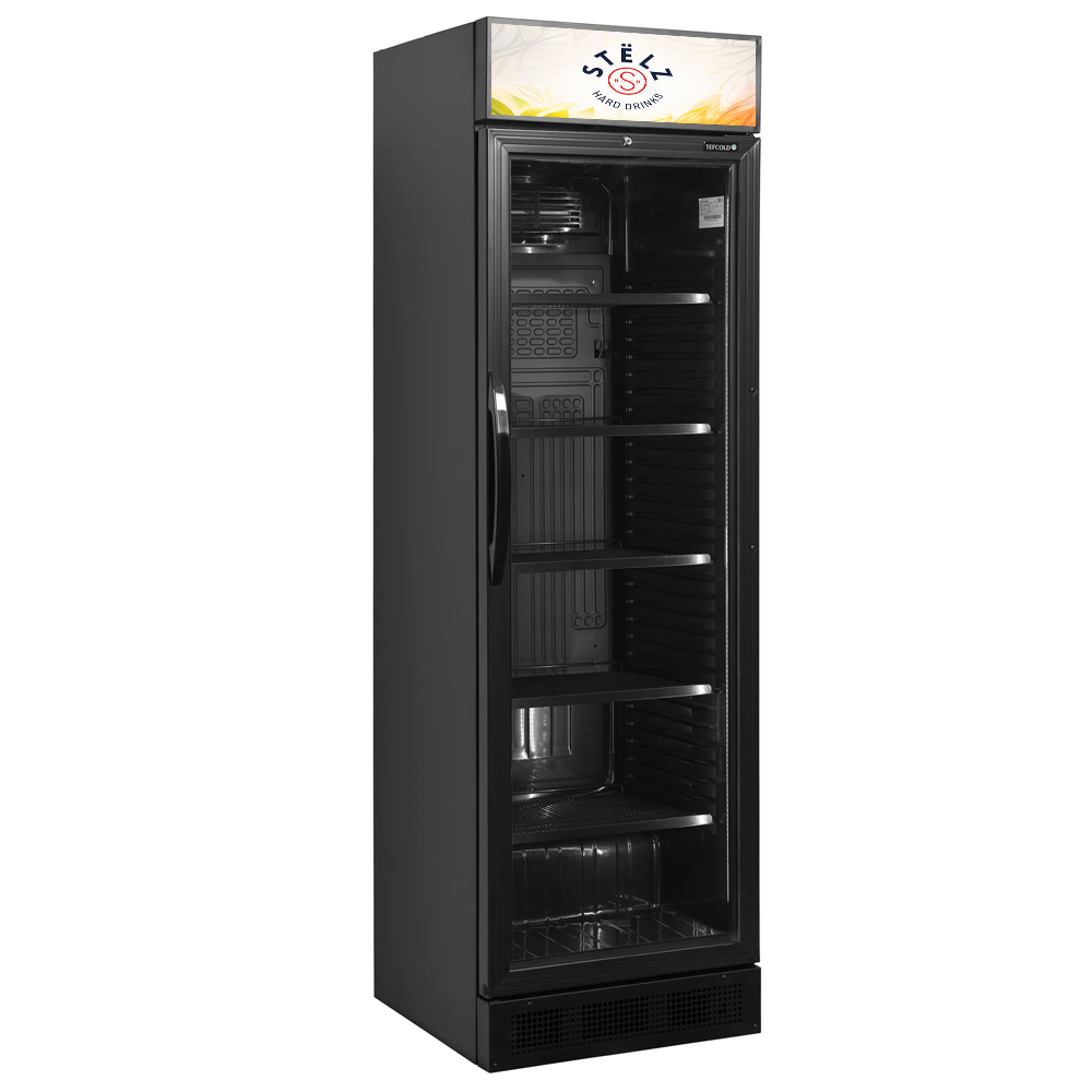 Stelz glasdeurkoelkast topplaatje - 345 liter