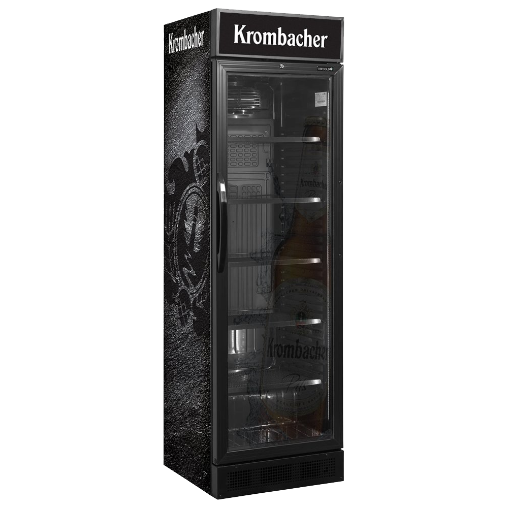 krombacher glasdeurkoelkasten volledig