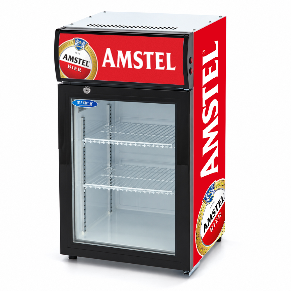 Amstel glasdeurkoelkast - 50 liter