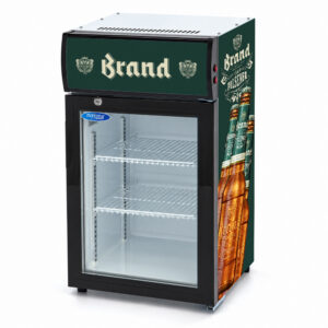 Brand glasdeurkoelkast - 50 liter