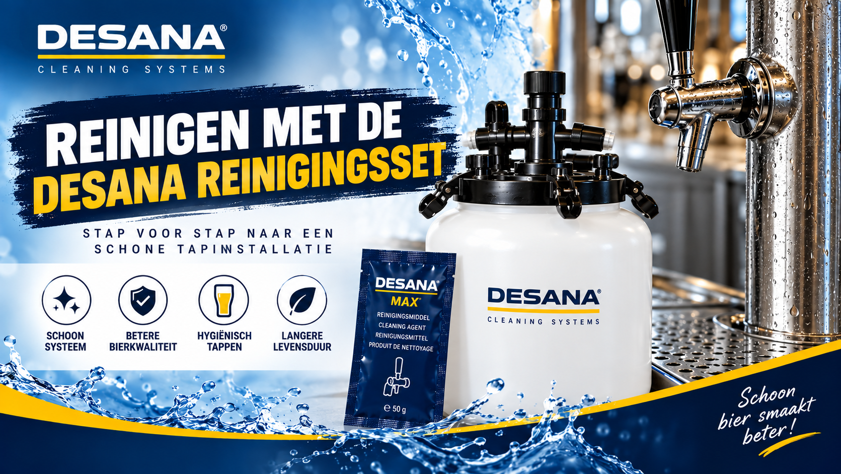 Reinigen met de Desana reinigingsset