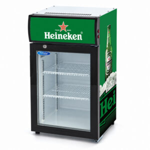 Heineken glasdeurkoelkast - 50 liter