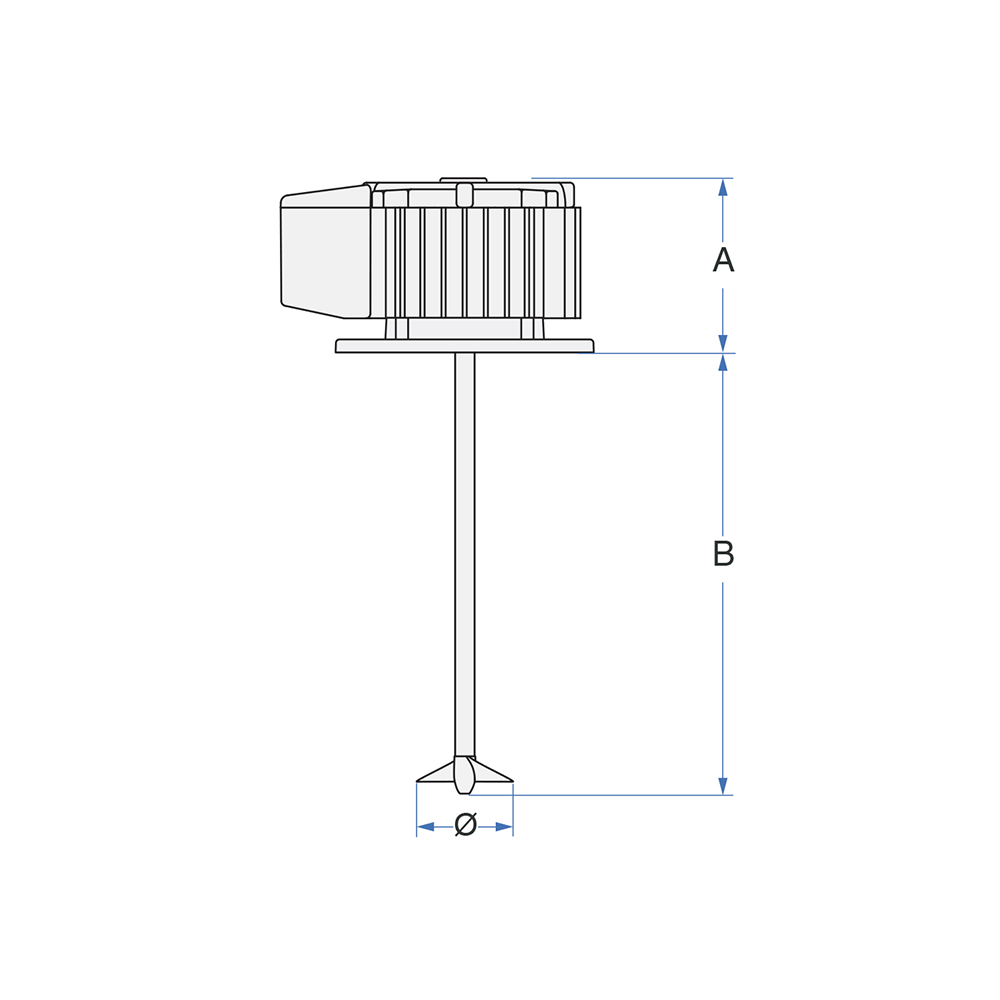 Saber roerwerkmotor NAG20 - Afbeelding 3
