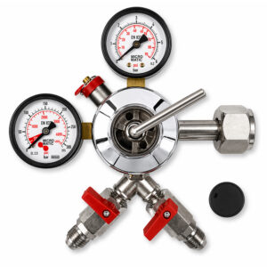 Micro Matic Premium Plus CO₂ drukregelaar 2 kraans 0-6 bar 2x 3/8