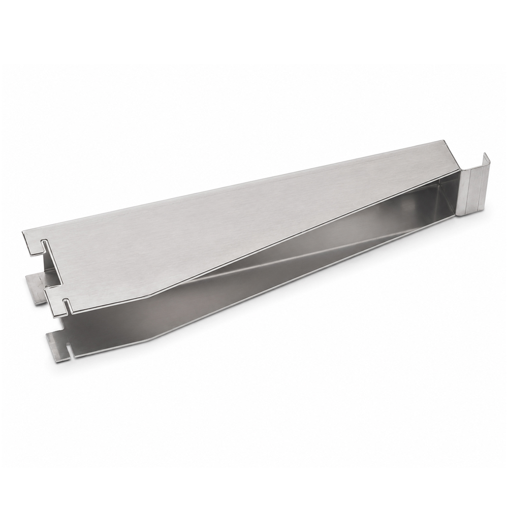 RVS (inox) regelbare steunen voor wandrek