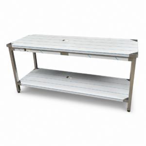 rvs werktafel showroom model