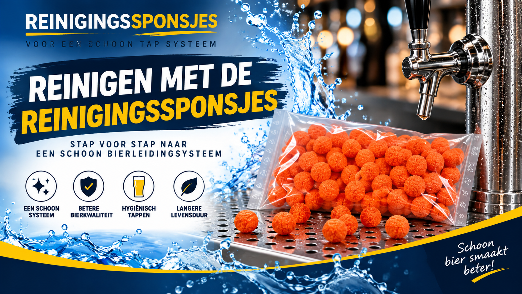 Reinigingssponsjes reinigingsset