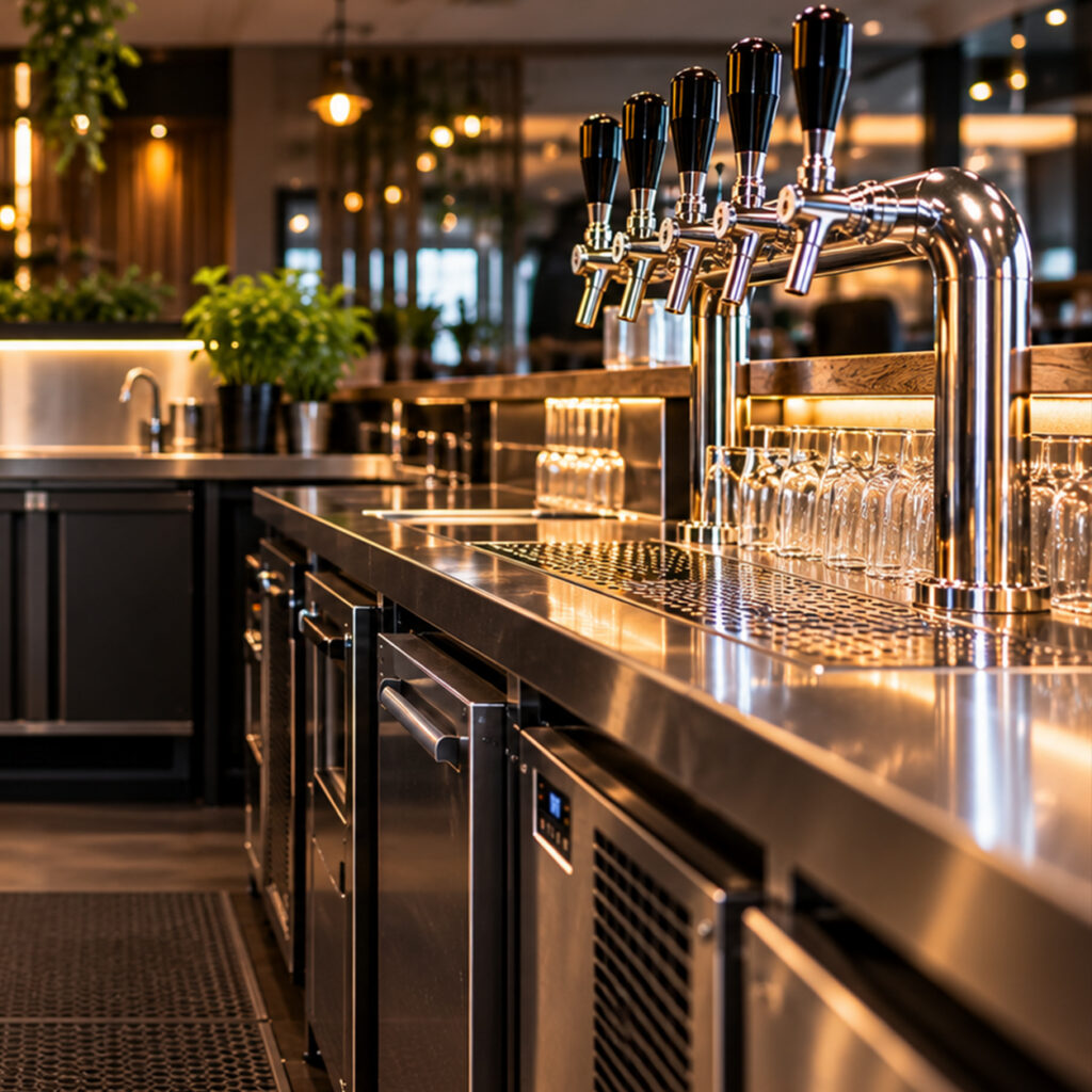 Geplaatste tapinstallatie - Horeca J&P