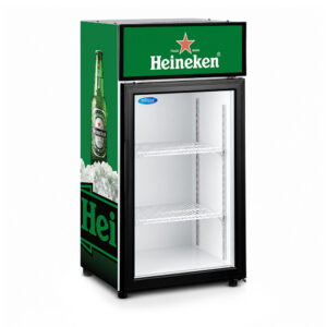 Heineken glasdeurkoelkast - 80 liter
