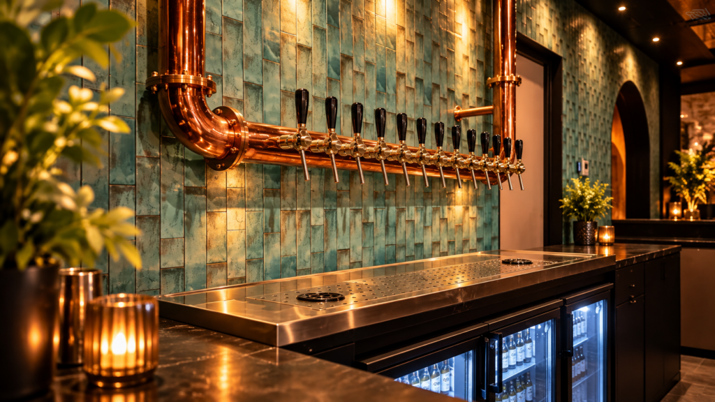 Tapinstallatie bij Othmar Bierbrouwerij – projectfoto 1